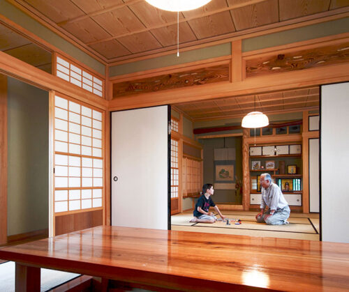 東温市　A様邸　平屋建数寄屋の家　～日本庭園を活かした美しい和の住まい～