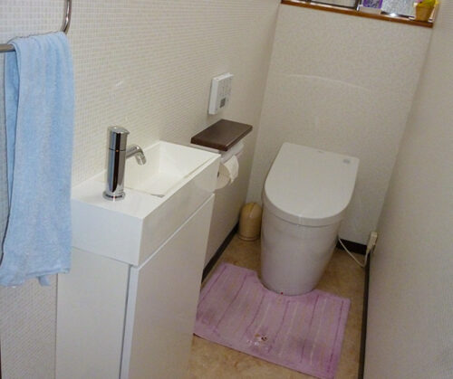 松山市　トイレリフォーム工事