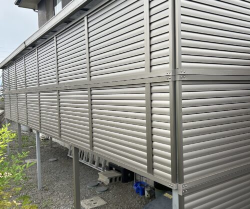 目隠しフェンスリフォーム工事